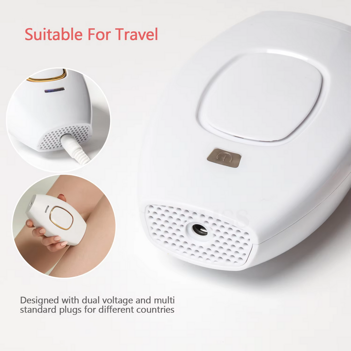 IPL Laser Hair Removal Full kit — Painless, Permanent & Travel-Friendly